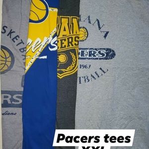 XXL 4 short sleeves Pacers tees